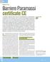 Barriere Paramassi certificate CE