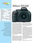 Nikon D5200. Test MTF