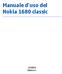 Manuale d'uso del Nokia 1680 classic
