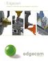 : Edgecam. Il sistema CAM/CAD per la produzione meccanica. www.edgecam.it