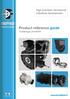 Product reference guide Catalogo prodotti