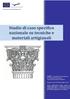 Studio di caso specifico nazionale su tecniche e materiali artigianali