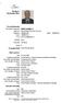Europass Curriculum Vitae