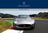 MASTER MASERATI DRIVING COURSES CONTENUTI TECNICI MASTER MASERATI