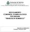 REGOLAMENTO COMUNITA DI MINI ALLOGGI PER ANZIANI TIRABOSCHI BOMBELLO