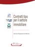 Contratti tipo per il settore immobiliare. Servizio di Regolazione del Mercato