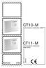 CT10-M CT11-M. Comunicatore telefonico GSM. Comunicatore telefonico GSM/PSTN. Manuale utente