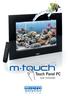 Touch Panel PC. wall mounted