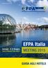 aggiornamento Marzo 2015 EFPA Italia Genova 4-5 Giugno Centro Congressi Porto Antico MEETING 2015 GUIDA AGLI HOTELS