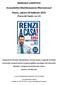 MANUALE LOGISTICO Accessibilità Manifestazione #RenziaCasa! Roma, sabato 28 febbraio 2015
