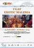 UGAF EXOTIC MALESIA. 24 Settembre / 8 Ottobre 2014