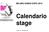 MILANO DANZA EXPO 2015. Calendario stage. Versione 1.10 9 Novembre, 2015
