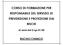 CORSO DI FORMAZIONE PER RESPONSABILE DEL SERVIZIO DI PREVENZIONE E PROTEZIONE DAI