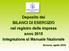 Deposito dei BILANCI DI ESERCIZIO nel registro delle imprese anno 2015 Integrazione al Manuale Nazionale. Brescia, aprile 2015