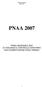 Ministero della Salute PNAA 2007 PNAA 2007 PIANO NAZIONALE 2007 DI VIGILANZA E CONTROLLO SANITARIO SULL ALIMENTAZIONE DEGLI ANIMALI