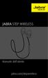 JABRA STEP WIRELESS. Manuale dell utente. jabra.com/stepwireless. jabra