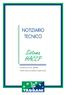 NOTIZIARIO TECNICO. Sistema HACCP. Informativa sul d.l. 155 26.05.1997. Prodotti Tassani che soddisfano i requisiti richiesti