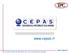 Presentazione CEPAS, ogni riproduzione deve essere preventivamente autorizzata