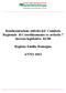 Rendicontazione attività del Comitato Regionale di Coordinamento ex articolo 7 decreto legislativo 81/08. Regione Emilia-Romagna