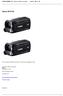 Canon HF-R 38. VIDEOCAMERE HD (Alta definizione) : Canon HF-R 38. Wi-Fi con supporto MP4Zoom avanzato 51x; CMOS Full HD Intelligent IS ottico