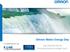 Omron Water Energy Day. Ing. Giacomo Perna Termomeccanica Ecologia S.p.A.