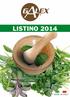 Listino 2014 MADE in italy