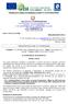 PROGRAMMA OPERATIVO REGIONALE 2007 IT 16IPO009 FESR Campania. Programma operativo Regionale 2007 IT161PO009 FESR