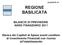 REGIONE BASILICATA BILANCIO DI PREVISIONE ANNO FINANZIARIO 2011