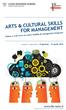 ARTS & CULTURAL SKILLS FOR MANAGEMENT. www.lbs.luiss.it Programmi di Formazione - Area Leisure, Cultura e Turismo