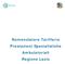 Nomenclatore Tariffario Prestazioni Specialistiche Ambulatoriali Regione Lazio
