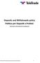 Deposits and Withdrawals policy Politica per Depositi e Prelievi TeleTrade-DJ International Consulting Ltd