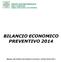 BILANCIO ECONOMICO PREVENTIVO 2014