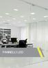 PANNELLI LED IP41. 100 lm/w. APPLICAZIONI: Uffici, Esercizi commerciali, Scuole, Uffici CRI 3 ANNI. Codice Prodotto: BL-PL-600-36W-(COLORAZIONE) WATT