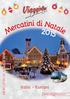 MERCATINI DI NATALE 2015. Italia - Europa. www.viagginbus.com