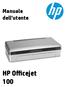 Manuale dell'utente. HP Officejet 100