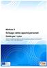 Modulo 6 Sviluppo delle capacità personali Guida per i tutor