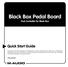 Black Box Pedal Board