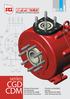 CGD CDM. series. Pumps for corrosive liquids. Process normalized pumps DIN 24256 ISO 2858 with mechanical seal