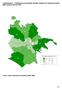 Cartogramma 6 Distribuzione percentuale dei/delle residenti nei municipi prevista dallo scenario alto nel 2020