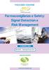 Farmacovigilanza e Safety: Signal Detection e Risk Management
