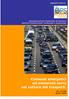 Consumi energetici ed emissioni serra nel settore dei trasporti. Rapporti Interni