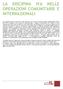 LA DISCIPINA IVA NELLE OPERAZIONI COMUNITARIE E INTERNAZIONALI