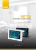 INT-TSI. controller touchscreen. centro di controllo per sistemi di allarme intelligenti. www.satel-italia.it