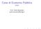 Corso di Economia Pubblica IRPEF. Prof. Paolo Buonanno paolo.buonanno@unibg.it