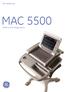 GE Healthcare MAC 5500. Sistema ECG diagnostico