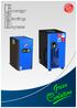 Energy saving compressed air dryers / Essiccatori a refrigerazione a risparmio energetico. ESD Dryer Dryer with inverter Direct Expansion Dryer