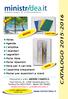 .it CATALOGO 2015-2016. www.ministridea.it. Notes Agende. Cartoline Calendari Segnalibri Porta Note. Porta Volantini