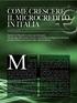 COME CRESCERE IL MICROCREDITO IN ITALIA