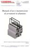 Manuale d uso e manutenzione di serramenti in alluminio