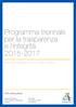 Programma triennale per la trasparenza e l integrità 2015-2017